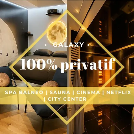 Apartment Nuit Dans Les Etoiles - Balneo & Sauna Prive Troyes