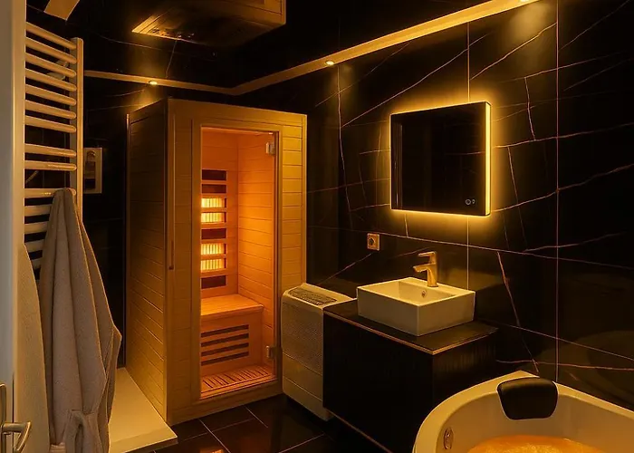 Nuit Dans Les Etoiles - Balneo & Sauna Prive Apartment Troyes