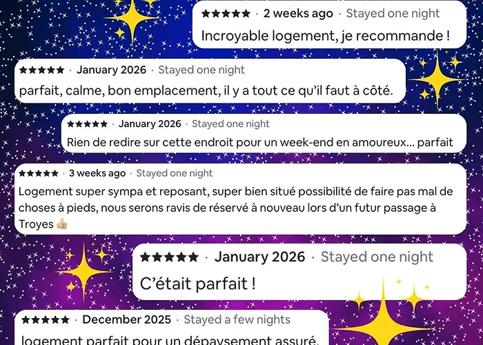 Nuit Dans Les Etoiles - Balneo & Sauna Prive Troyes